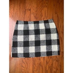 Forever 21 Plus Size Tweed Buffalo Plaid Skirt Size 1X